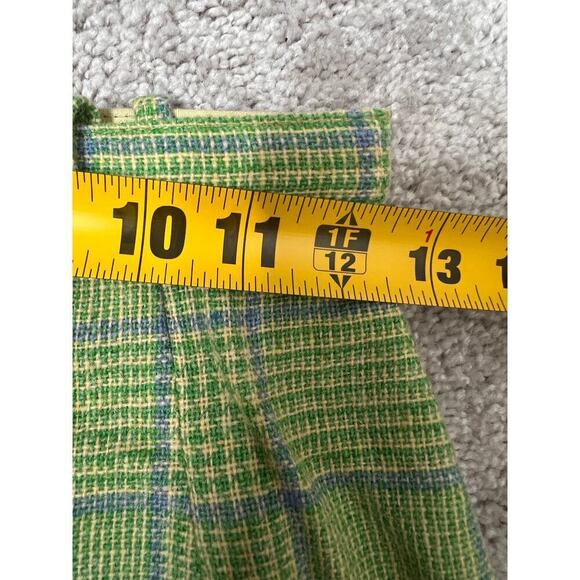 Vintage David Fergunson by The Country House 60s Plaid Wool Belted Skirt Size S - Picture 10 of 11